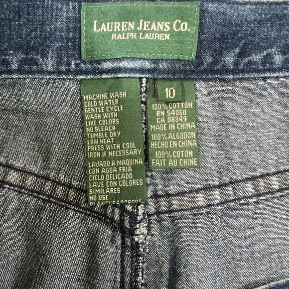 Vintage 1990s Ralph Lauren Jeans Co. denim skirt - Picture 3 of 4